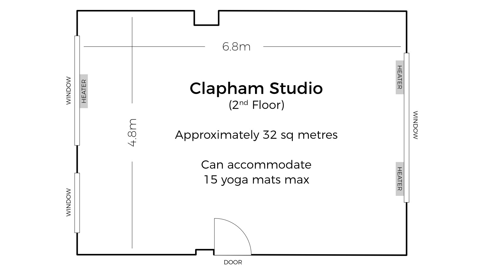 Clapham Studio Plan