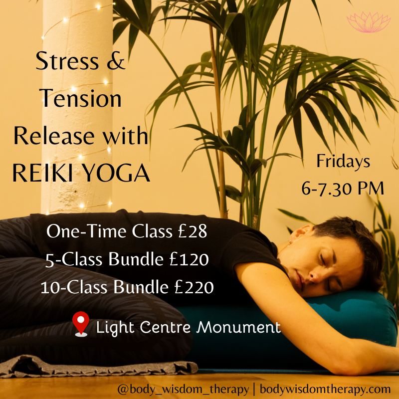 Stress and Tension Release with Reiki Yoga