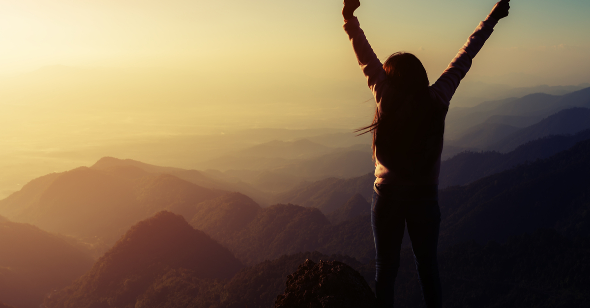 Bianca Riemer top of mountain LI