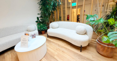Belgravia reception area