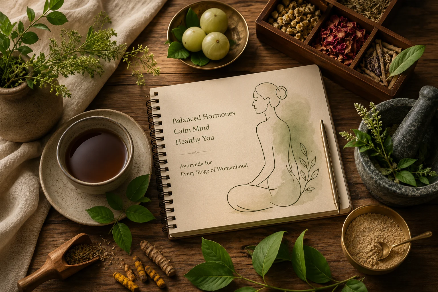 How Ayurveda Can Help with Menopause Symptoms and Period Pain Naturally