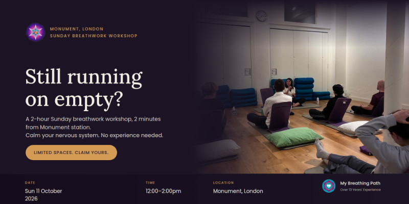 Monument Sunday Breathwork Workshop flyer 800px