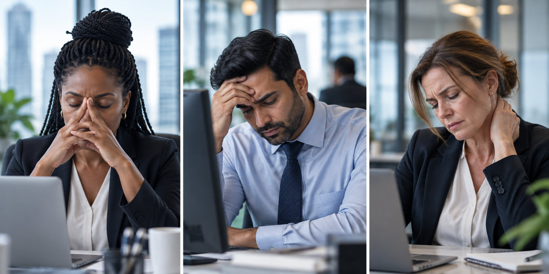 Stressed City Workers